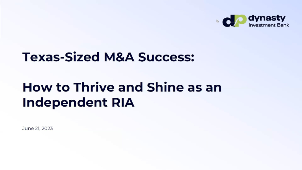 screen grab for Texas-Sized-MA-Success-How-to-Thrive-and-Shine-as-an-Independent-RIA-